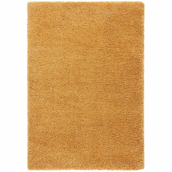 Safavieh 5 ft. 1 in. x 7 ft. 6 in. Hudson Shag Power Loomed Rectangle Area Rug, Gold SGH220D-5